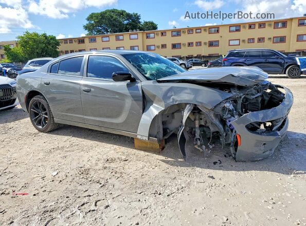2C3CDXBG7JH336508 2018 DODGE CHARGER Серый Передняя правая четверть