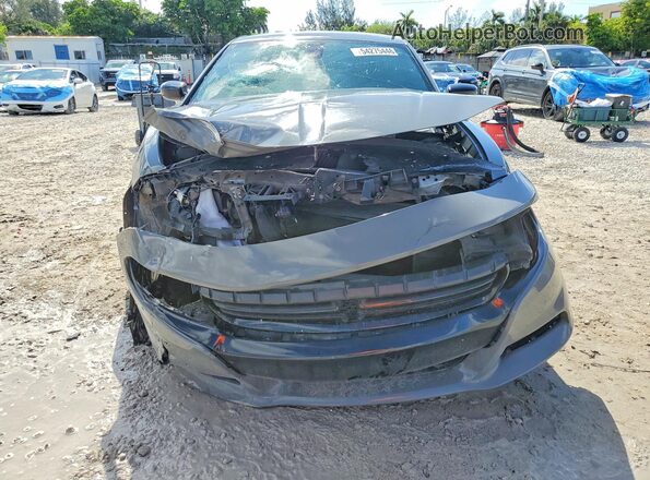 2C3CDXBG7JH336508 2018 DODGE CHARGER Серый Вид спереди