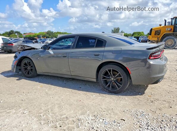 2C3CDXBG7JH336508 2018 DODGE CHARGER Серый Задняя левая четверть