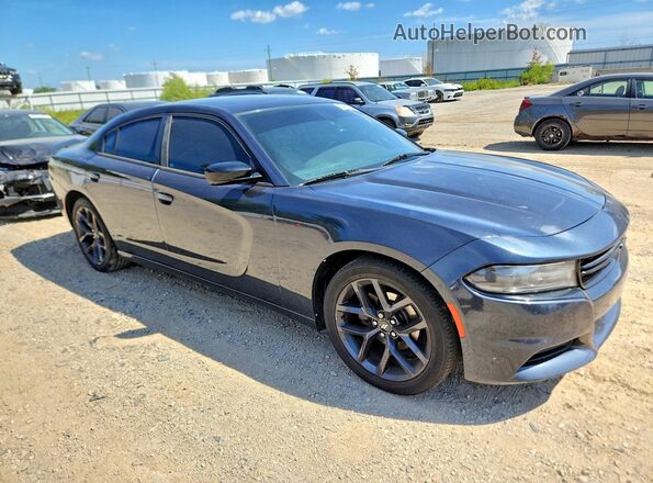2C3CDXBG7KH554661 2019 DODGE CHARGER Blue Դիմացի տեսք