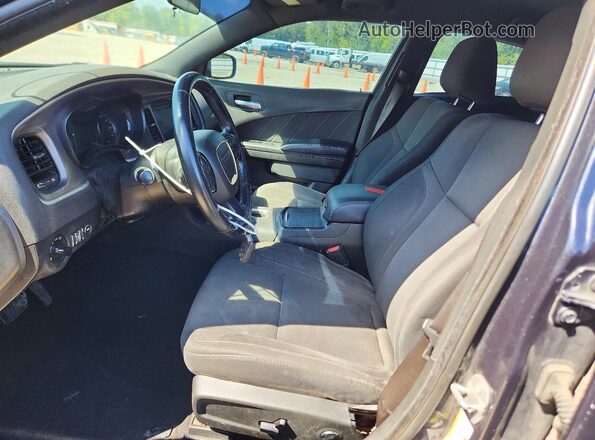 2C3CDXBG7KH554661 2019 DODGE CHARGER Blue Առջևի վահանակի տեսք