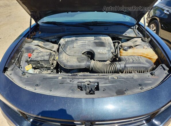 2C3CDXBG7KH554661 2019 DODGE CHARGER Blue Շարժիչի բաժամունքի տեսք