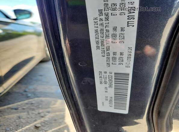 2C3CDXBG7KH554661 2019 DODGE CHARGER Blue VIN կոդի պիտակի տեսք