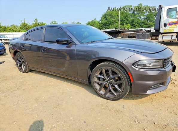 2C3CDXBG7KH748655 2019 DODGE CHARGER Серебряный Передняя правая четверть
