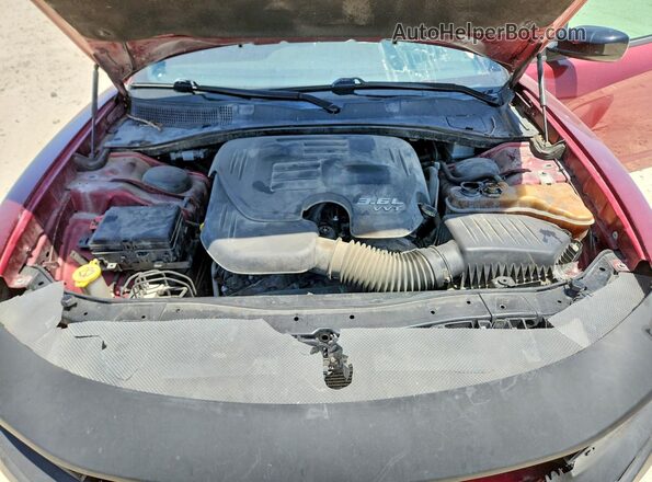 2C3CDXBG7LH102310 2020 DODGE CHARGER Темно-бордовый Вид задней части салона