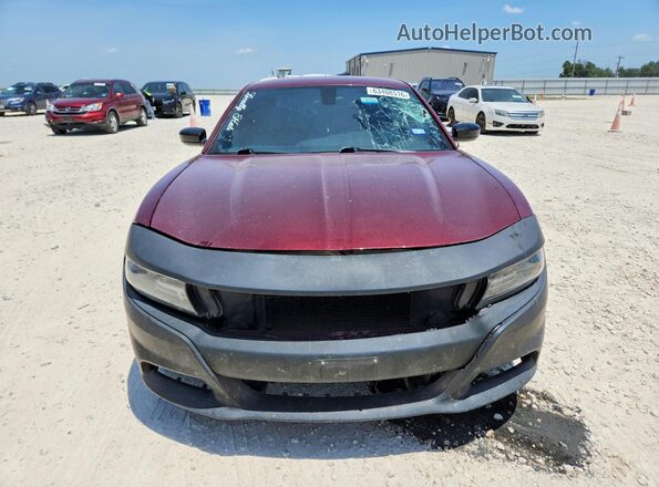 2C3CDXBG7LH102310 2020 DODGE CHARGER Темно-бордовый Вид спереди