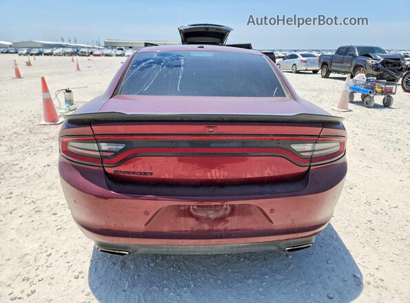 2C3CDXBG7LH102310 2020 DODGE CHARGER Темно-бордовый Вид сзади