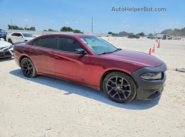 2C3CDXBG7LH102310 2020 DODGE CHARGER Темно-бордовый Передняя правая четверть