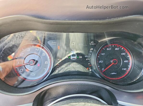 2C3CDXBG7LH102310 2020 DODGE CHARGER Темно-бордовый Вид щитка приборов