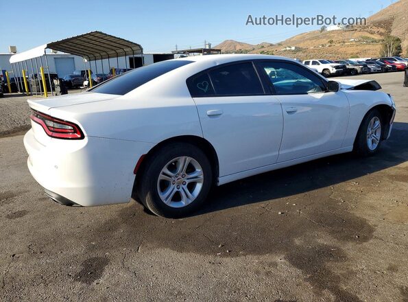 2C3CDXBG7LH106888 2020 DODGE CHARGER White Задня права чверть