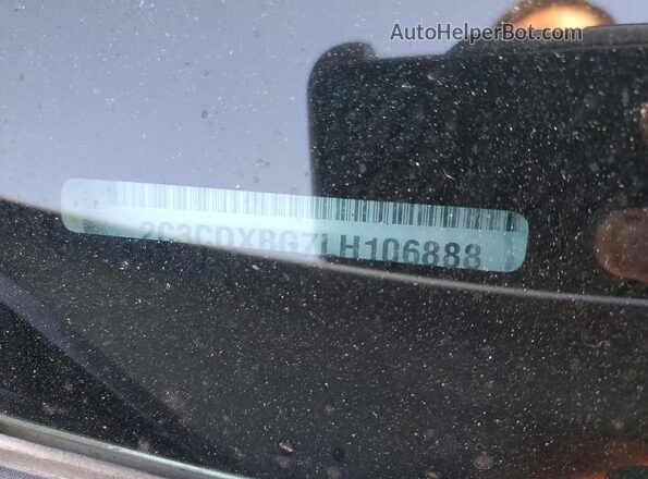 2C3CDXBG7LH106888 2020 DODGE CHARGER White Вид підкапотного простору