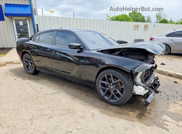 2C3CDXBG7LH136599 2020 DODGE CHARGER Black Delantero derecho