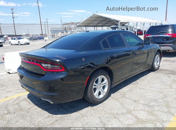 2C3CDXBG7LH188430 2020 DODGE CHARGER Black Հետևի աջ