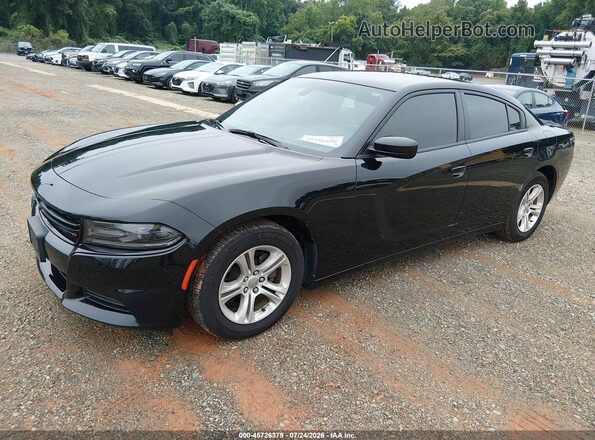 2C3CDXBG7LH190095 2020 DODGE CHARGER Черный Передняя левая четверть