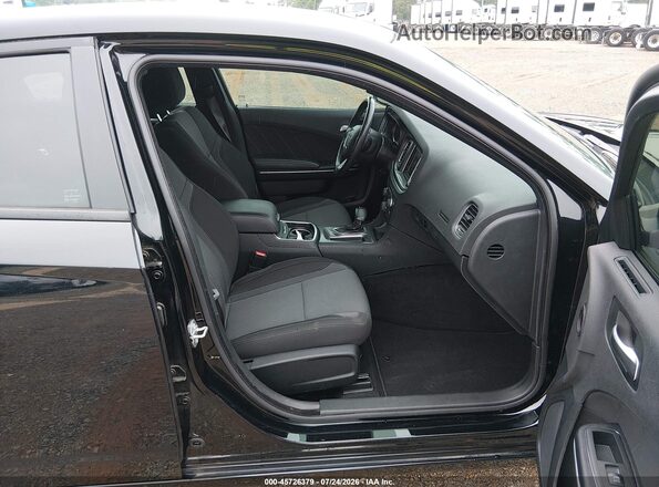 2C3CDXBG7LH190095 2020 DODGE CHARGER Черный Вид салона спереди