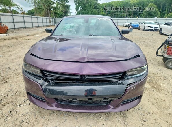 2C3CDXBG7LH249632 2020 DODGE CHARGER Фиолетовый Вид спереди