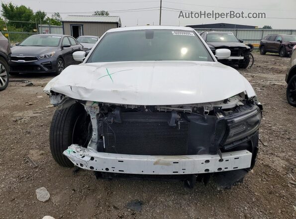 2C3CDXBG7MH548393 2021 DODGE CHARGER White Դիմացի տեսք