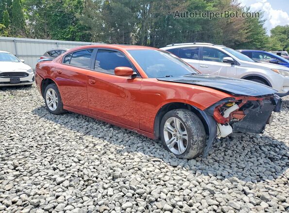 2C3CDXBG7MH624582 2021 DODGE CHARGER Orange წინა მარჯვენა