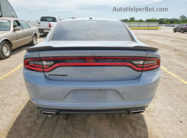 2C3CDXBG7MH648039 2021 DODGE CHARGER Silver Rear view