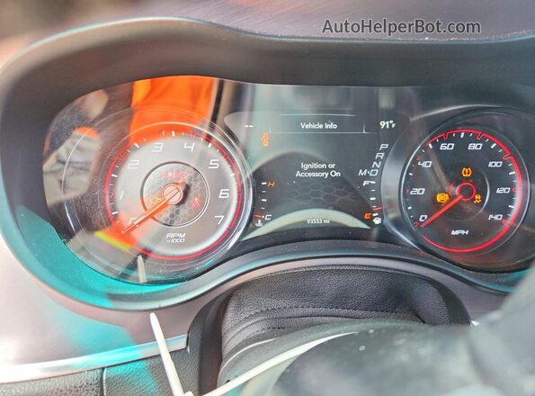 2C3CDXBG7MH648039 2021 DODGE CHARGER Silver Instrument cluster view