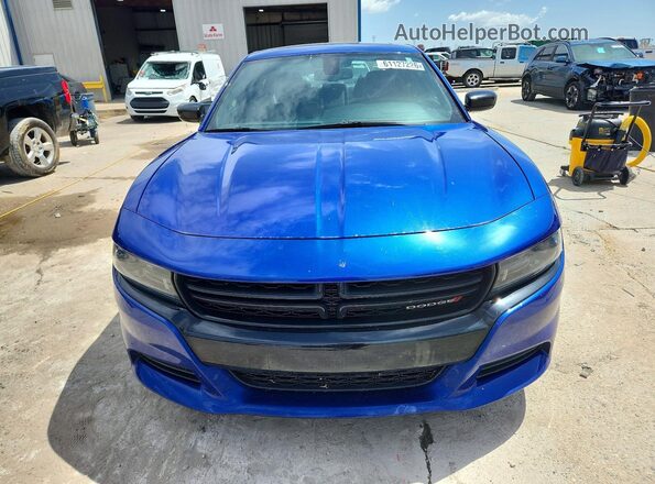 2C3CDXBG7NH141479 2022 DODGE CHARGER Blue Vista frontal