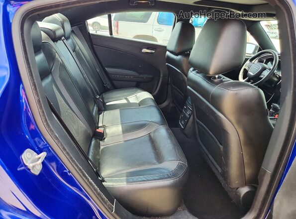 2C3CDXBG7NH141479 2022 DODGE CHARGER Blue Vista de los asientos traseros