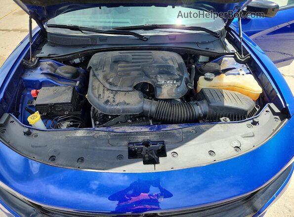 2C3CDXBG7NH141479 2022 DODGE CHARGER Blue Vista interior trasera