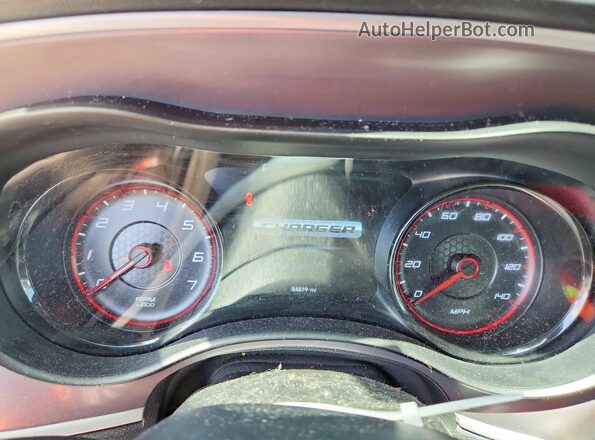 2C3CDXBG7NH141479 2022 DODGE CHARGER Blue Vista del cuadro de instrumentos