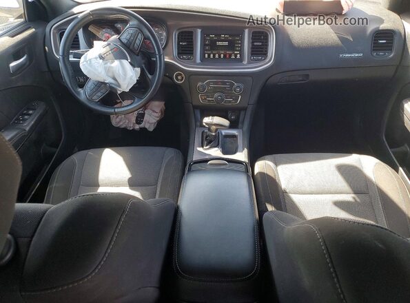 2C3CDXBG7NH145953 2022 DODGE CHARGER Black Widok deski rozdzielczej