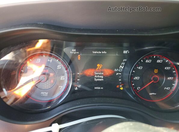 2C3CDXBG7NH145953 2022 DODGE CHARGER Black Widok zestawu wskaźników