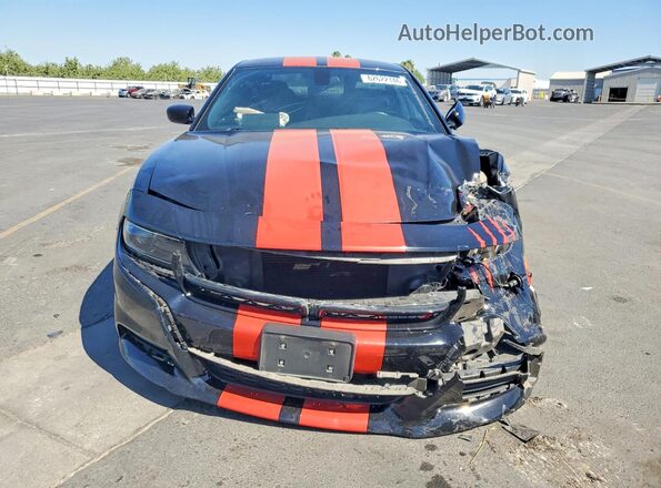 2C3CDXBG7NH145953 2022 DODGE CHARGER Black Widok z przodu