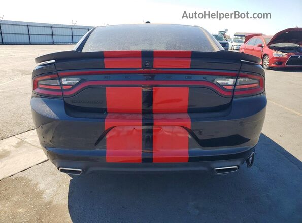 2C3CDXBG7NH145953 2022 DODGE CHARGER Black Widok z tyłu