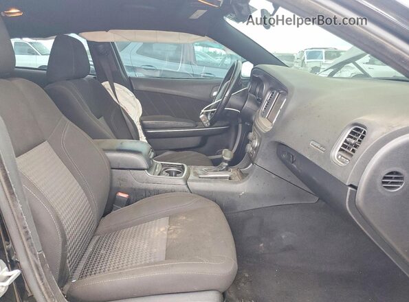 2C3CDXBG7PH511140 2023 DODGE CHARGER Black Widok wnętrza z przodu