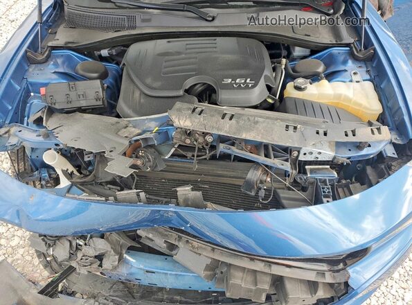 2C3CDXBG7PH530481 2023 DODGE CHARGER Blue უკანა სალონის ხედი