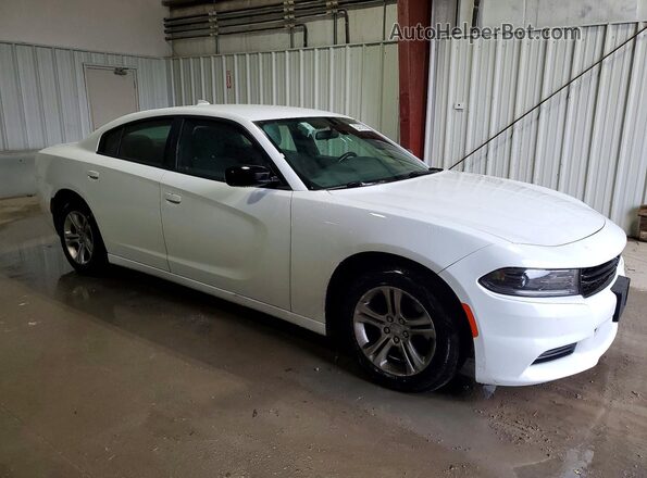 2C3CDXBG7PH546695 2023 DODGE CHARGER Белый Передняя правая четверть