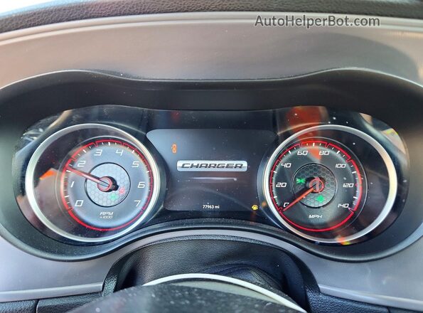 2C3CDXBG7PH564307 2023 DODGE CHARGER White Instrument cluster view