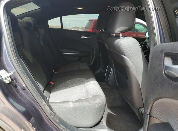 2C3CDXBG8GH165499 2016 DODGE CHARGER Gray Вид задніх сидінь