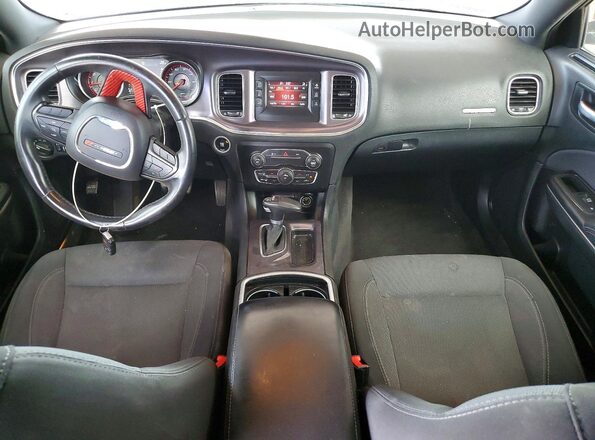 2C3CDXBG8GH165499 2016 DODGE CHARGER Gray Вид панелі приладів