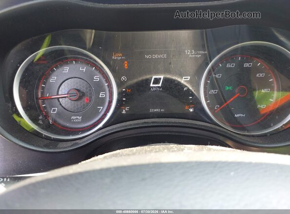 2C3CDXBG8GH167124 2016 DODGE CHARGER Gray Widok tylnych siedzeń
