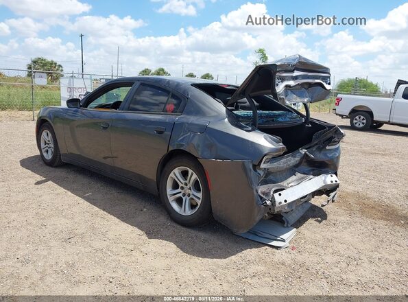 2C3CDXBG8GH327678 2016 DODGE CHARGER Gray Rear left