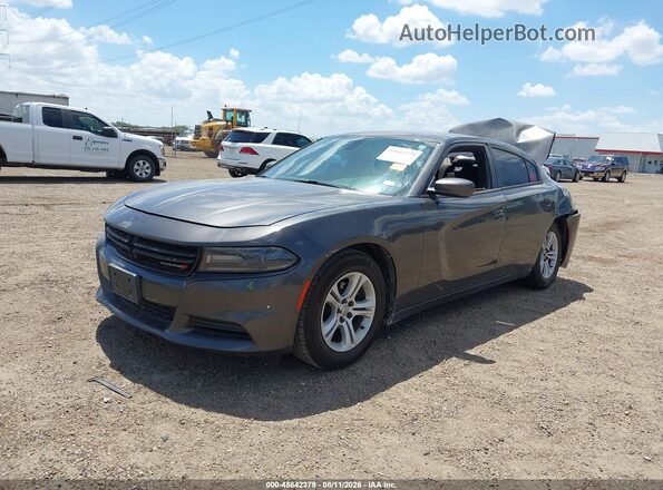 2C3CDXBG8GH327678 2016 DODGE CHARGER Gray Front left