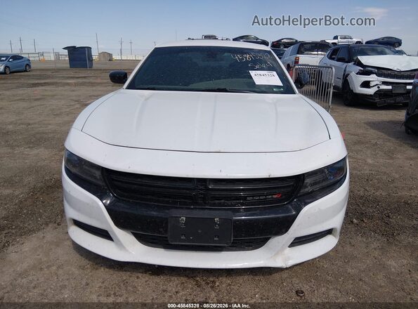 2C3CDXBG8JH306899 2018 DODGE CHARGER White Widok z przodu