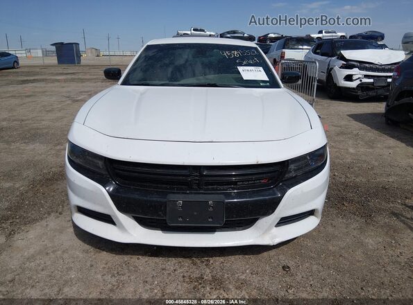2C3CDXBG8JH306899 2018 DODGE CHARGER White Widok deski rozdzielczej