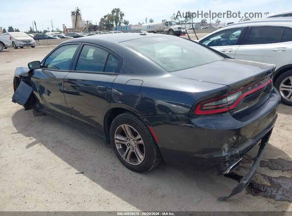 2C3CDXBG8JH318745 2018 DODGE CHARGER Black Tył lewy
