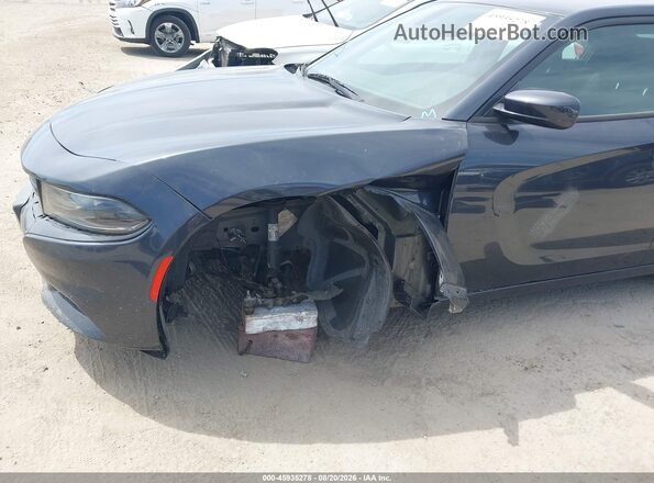 2C3CDXBG8JH318745 2018 DODGE CHARGER Black Widok z przodu