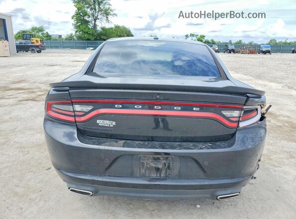 2C3CDXBG8JH336937 2018 DODGE CHARGER Черный Вид сзади