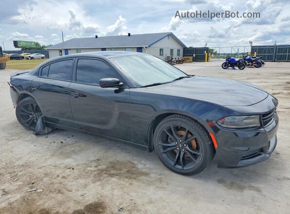 2C3CDXBG8JH336937 2018 DODGE CHARGER Черный Передняя правая четверть