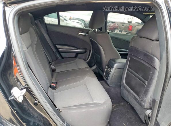 2C3CDXBG8KH664439 2019 DODGE CHARGER Black Հետևի նստատեղերի տեսք