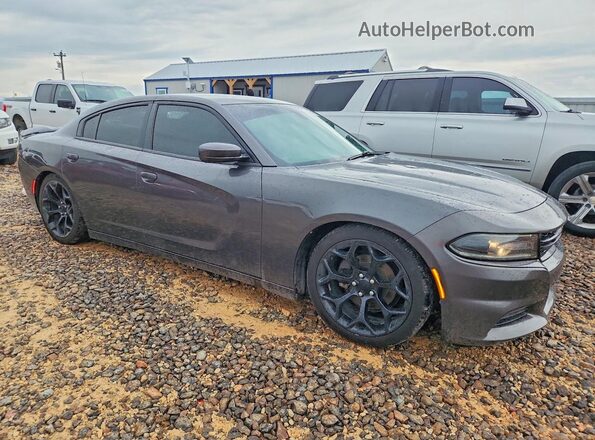 2C3CDXBG8KH665087 2019 DODGE CHARGER Серый Передняя правая четверть