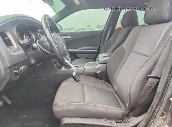 2C3CDXBG8KH665087 2019 DODGE CHARGER Серый Вид салона спереди